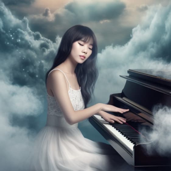 Aoi Suzuki Anime Piano Dreams