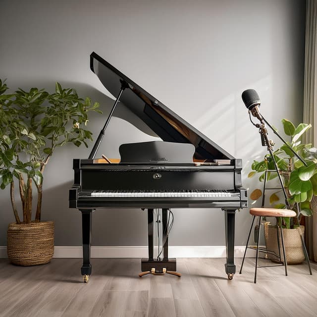 Piano y lluvia