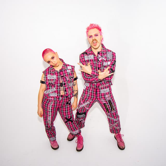 pink suits