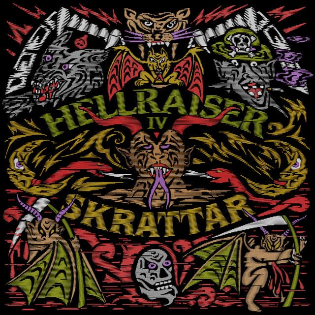 Skrattar