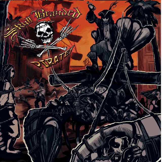Skull Branded Pirates