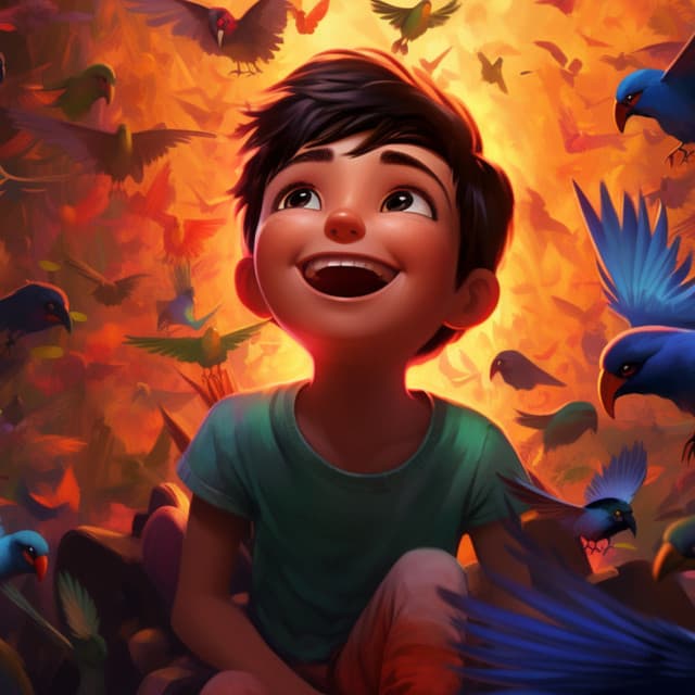 talking to birds