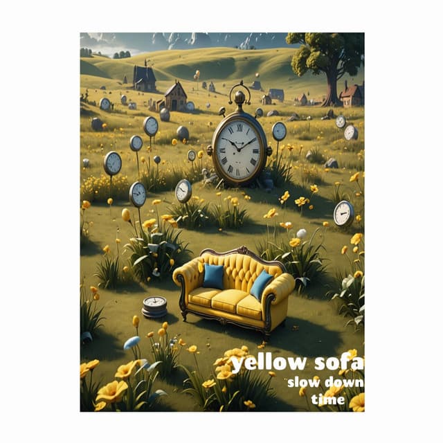 yellow sofa